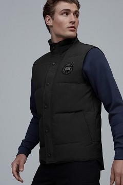 Chamarras Canada Goose Hombre Outlet - Garson Chalecos Black Label Negros XL8075261